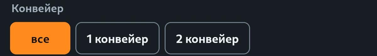 Папки стали конвейерами: группа «Конвейер» в листе фильтра планшета
